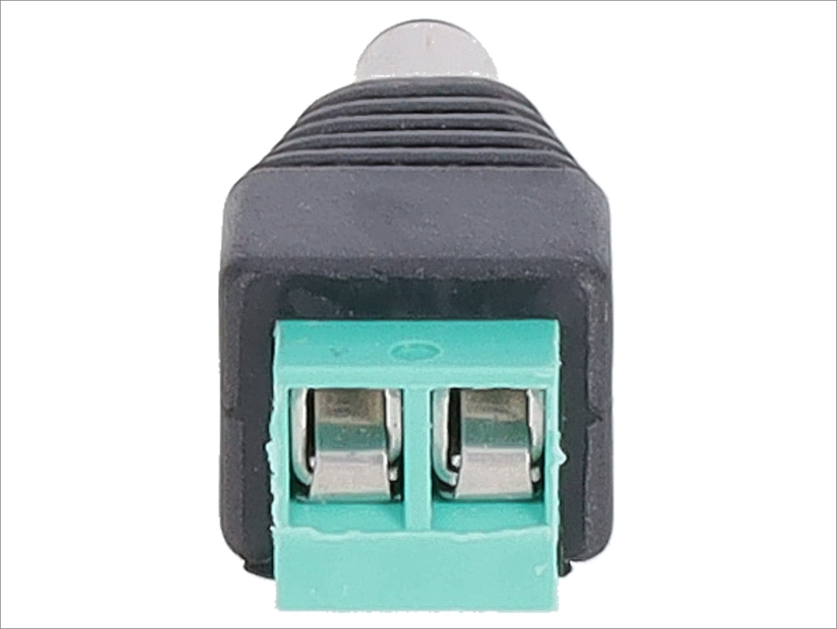 DC Power Male Barrel Plug Connector 2.1 x 5.5 mm Terminal Jack