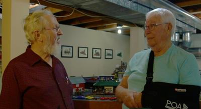 O Gauge Model Train Layout interview with Ray Kerollis and Grandson