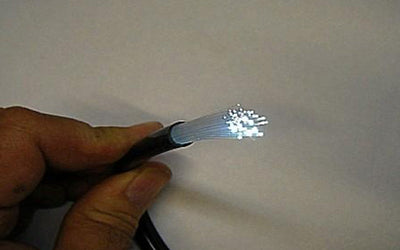 For Hobby Lighting, best Fiber Optic Cable Size and Length to use