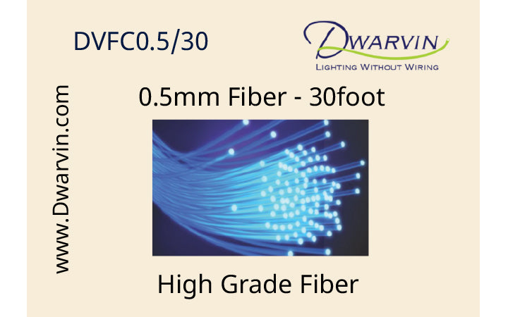 0.5mm End Glow Fiber Optic Cable