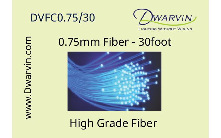 0.75mm End Glow Fiber Optic Cable