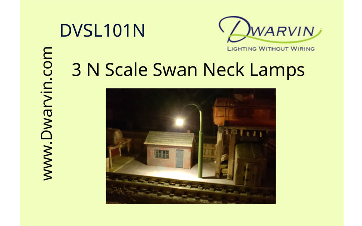 3 N Swan / Goose Neck Lamps (DVSL201)