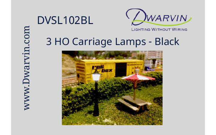 HO Carriage Lamps