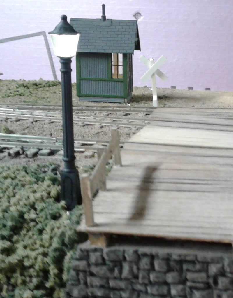 O Scale Carriage Lamps outside