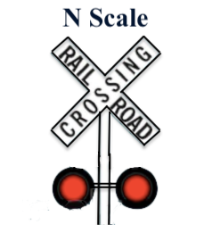 N Scale RailRoad Crossing (DVFLRRX201)