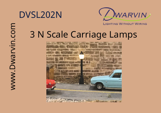 N Scale Carriage Lamp Set (DVSL202)