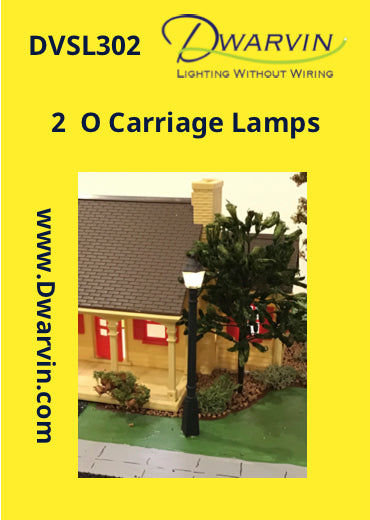 O Scale Carriage Lamps label