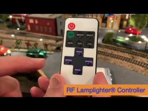 RF Lamplighter® Controller for your model train layout (RFCNTRLR)